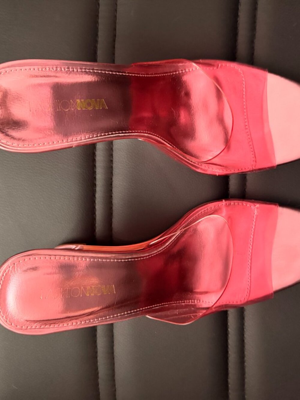 Fashion Nova Pink Wedges 8.5 - Picture 3 of 7